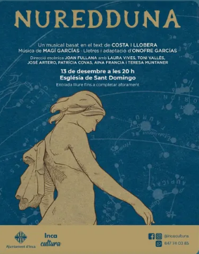Inca presenta Nuredduna, un musical basat en el text de Costa i Llobera