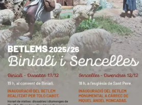 Biniali i Sencelles encenen el Nadal amb la inauguració dels seus betlems 2025/26