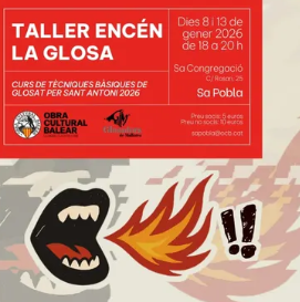 Taller “Encén la Glosa” a Sa Pobla