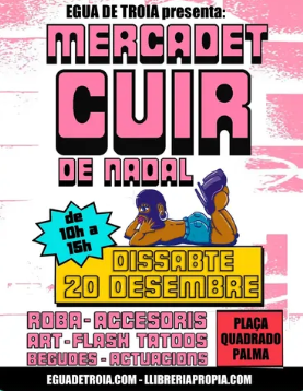 Mercadet Cuir de Nadal a Palma: moda, art i cultura queer a la Plaça Quadrado