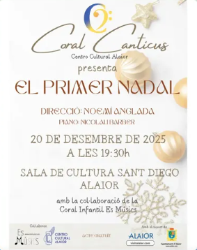 El Cor Canticus presenta “El primer Nadal” a Alaior
