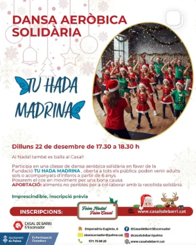Es Secar de la Real organitza una classe de dansa aeròbica solidària “Tu Hada Madrina”