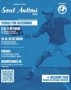 Torneig de Pàdel Sant Antoni 2026