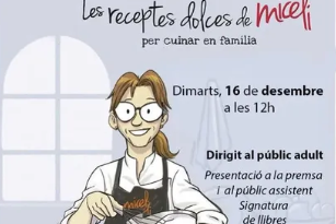 Presentació del llibre “Les receptes dolces de Miel” amb Marga Coll