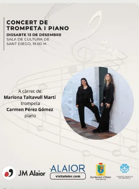 Concert de trompeta i piano a Alaior