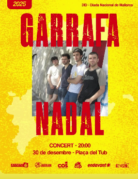 Garrafa Nadal, concert a la Plaça del Tub