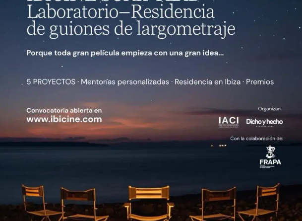 Ibicine ScriptLab: el primer laboratori-residència de guions de llargmetratge a Eivissa