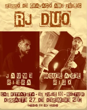 Sessió de gravació amb públic de RJ Duo a Cas Retratista