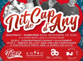 Santanyí celebrarà la Nit de Cap d’Any 2025 amb música, festa i campanades populars