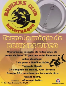Torna la màgia de Bruixes Disco al Teatre Lloseta