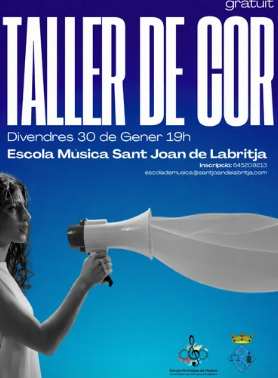 Taller de Cor gratuït a Sant Joan per descobrir la veu i l’expressió col·lectiva