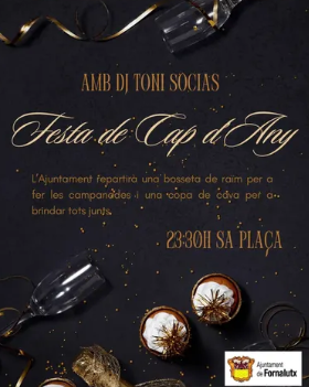 Festa de Cap d’Any a Fornalutx amb DJ Toni Socias i brindis popular