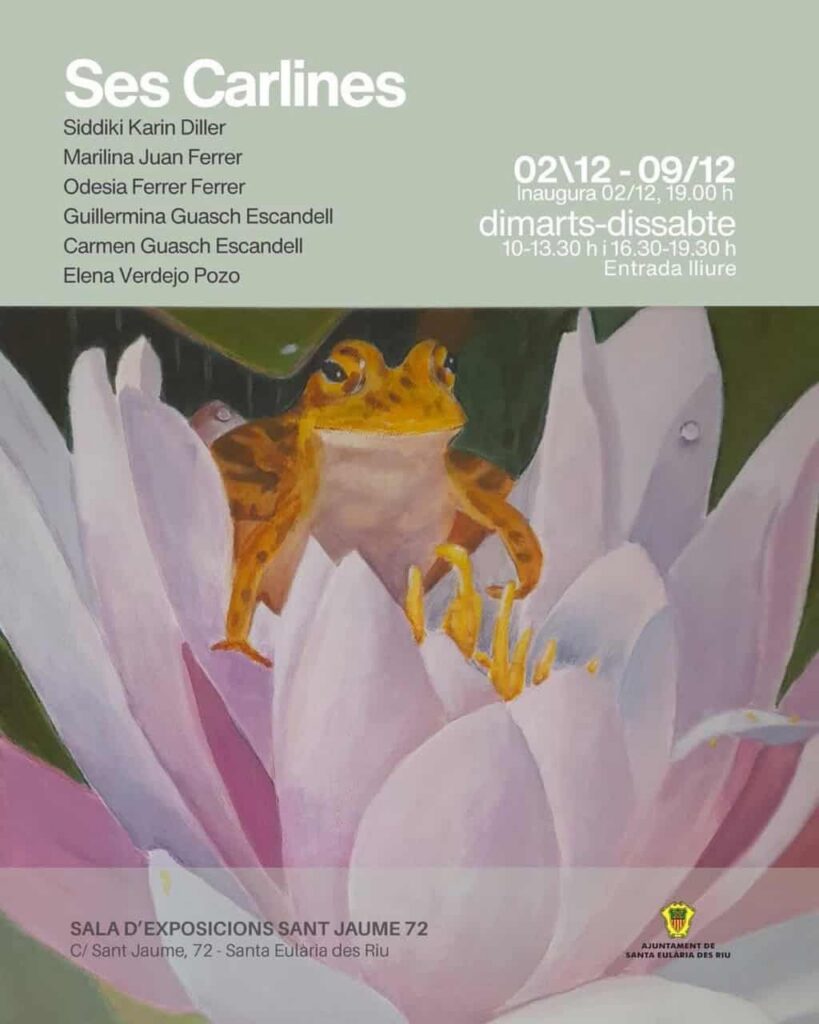 La Sala d’Exposicions de Santa Eulària presenta “Ses Carlines”, una mostra femenina i plural