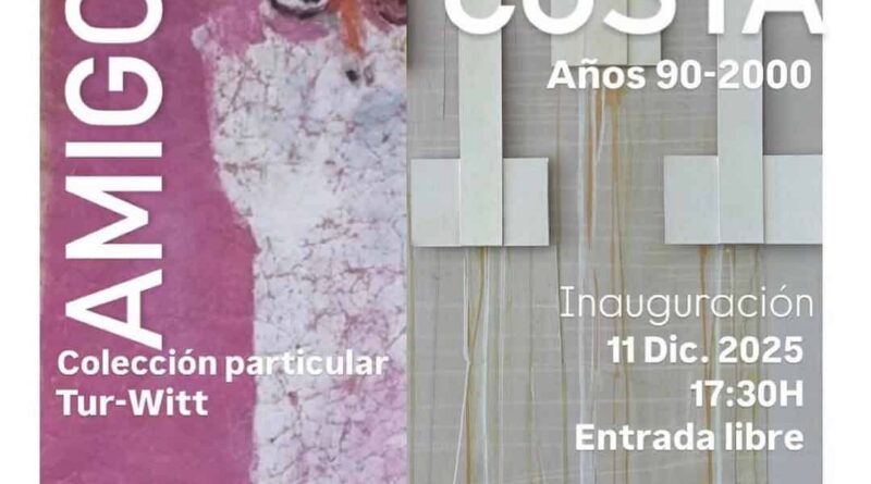 Estudi Tur Costa inaugura una doble exposició amb obra dels anys 90–2000 i la col·lecció privada Tur-Witt