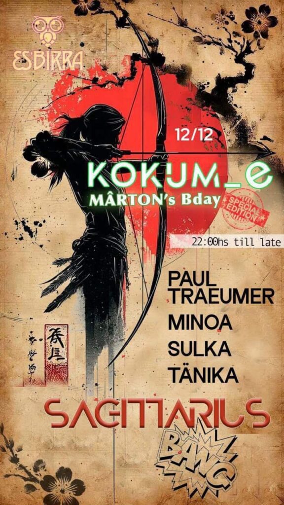 Es Birra celebra la festa “Sagittarius Bang!” amb música electrònica, comunitat i molt bon ambient