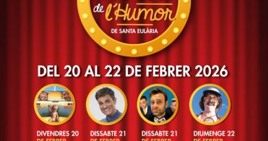 Santa Eulària es prepara per a un cap de setmana ple de rialles amb el Festival del Humor 2026