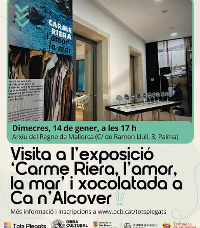 Visita comentada a l’exposició ‘Carme Riera, l’amor, la mar’ a càrrec de Conxa Alcover