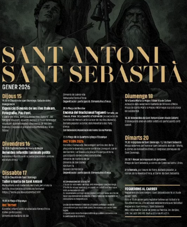 Sant Antoni i Sant Sebastià 2026 omplen Inca de foc, música i tradició