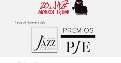 Presentació del 28è Menorca Jazz Festival i lliurament dels Premis Plataforma Jazz España