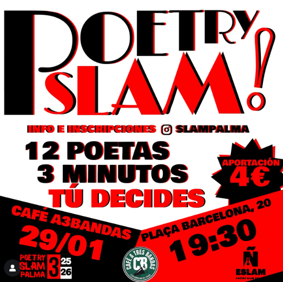 Poetry Slam! Palma torna a donar veu a la poesia més viva
