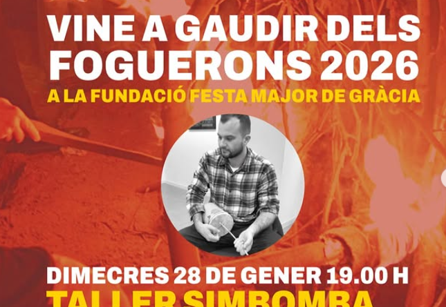 Taller de simbomba a Gràcia per viure els Foguerons com marca la tradició