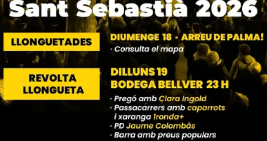 Sant Sebastià 2026 a la Llongueta: festa popular, música i memòria col·lectiva