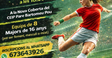 Algaida organitza un Torneig de Futbet per a majors de 16 anys