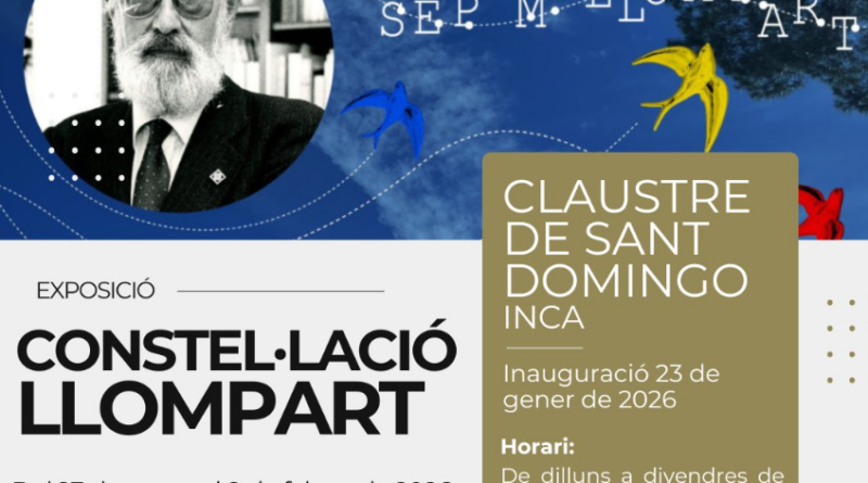 Constel·lació Llompart traça un homenatge poètic i visual a Josep M. Llompart a Inca