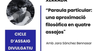 La Biblioteca Pública de Maó acull una xerrada sobre filosofia i assaig amb Jara Sánchez Bennasar