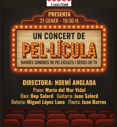 Un concert de pel·lícula omplirà el Teatre Orfeó Maonès de música i emoció