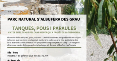 Viatge en el temps pel camp menorquí a través de la toponímia a s’Albufera des Grau