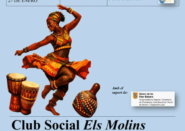 Taller obert de dansa africana al Club Social Els Molins d’Esment