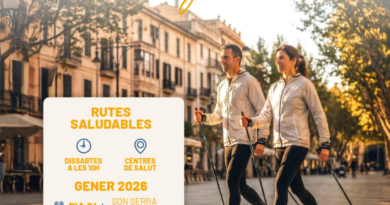Son Gotleu acull una nova jornada de Nordic Walking Salut oberta a tothom