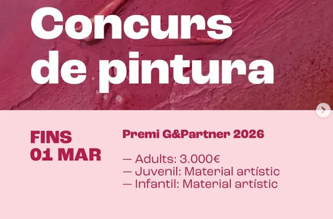 El Centre d’Art S’Estació convoca el Concurs de Pintura Premi G&Partner 2026