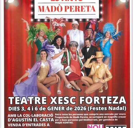Madò Pereta celebra 25 anys d’escenari amb un espectacle homenatge a la revista i el cabaret