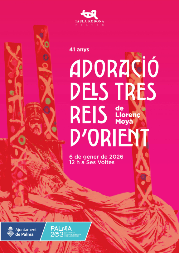 La ‘Adoració dels Tres Reis d’Orient’ torna a Ses Voltes per cloure les festes de Nadal a Palma