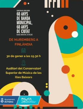 La Banda Municipal de Palma celebra 60 anys de música amb un concert especial a l’Auditori del Conservatori