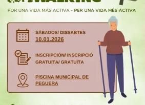 Nordic Walking gratuït a Peguera per promoure una vida més activa