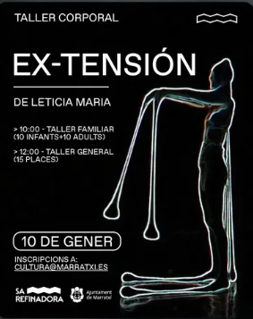 El taller corporal ‘Ex-tensió’ de Leticia Maria explora el moviment i la consciència del cos a Sa Refinadora
