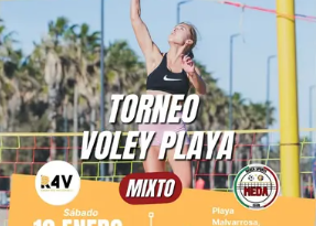 La platja de la Malva-rosa acull un torneig de vòlei platja mixt amb 32 parelles participants