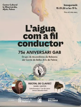 El Centre Cultural La Misericòrdia acull L’aigua com a fil conductor, una exposició pel 75è aniversari del GAB
