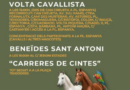 Aquest diumenge reprenen les Beneïdes i la Volta Cavallista de Sant Antoni