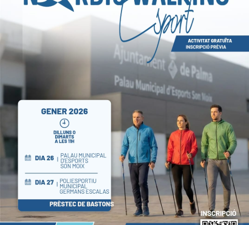 Palma arrenca el programa Nordic Walking Esport amb sessions gratuïtes als barris