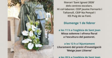 Sant Ignasi commemora el final del cordó sanitari de 1820 amb actes culturals i institucionals