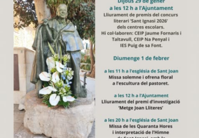 Sant Ignasi commemora el final del cordó sanitari de 1820 amb actes culturals i institucionals