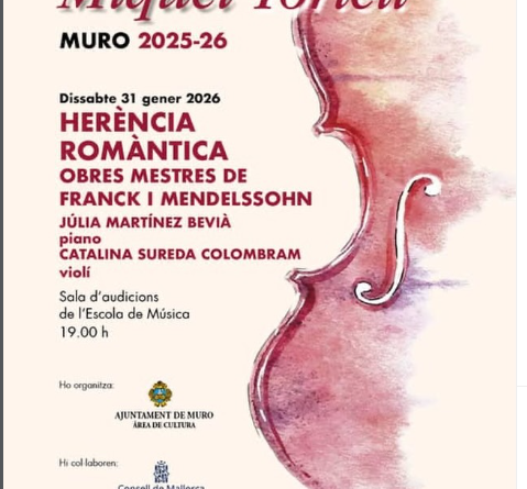 Muro acull una nova cita del XXIII Festival Miquel Tortell amb un concert dedicat al romanticisme europeu