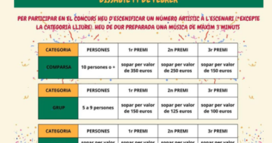 Son Servera escalfa motors per al Carnaval 2026 amb el concurs de grups i comparses de Sa Rua