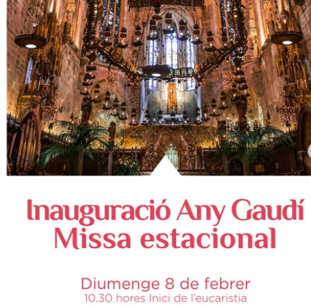 La Catedral de Mallorca inaugura l’Any Gaudí amb una missa commemorativa