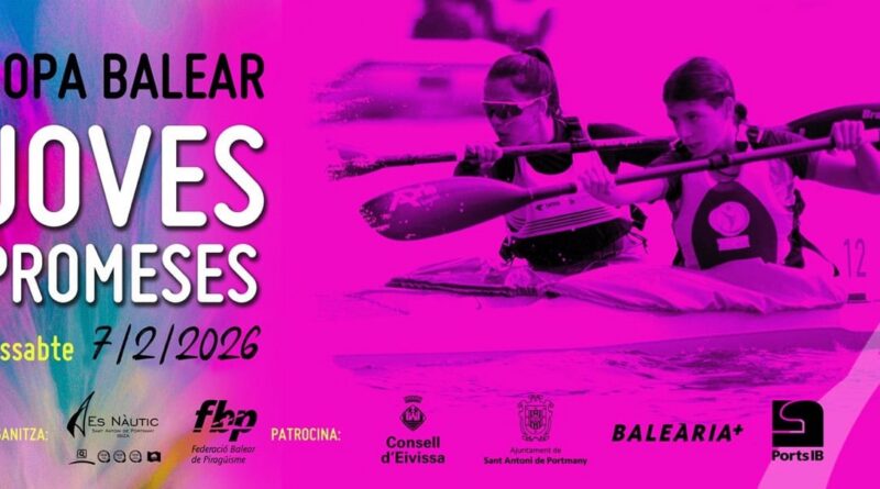La Badia de Portmany acull la Copa Balear de Joves Promeses de Piragüisme