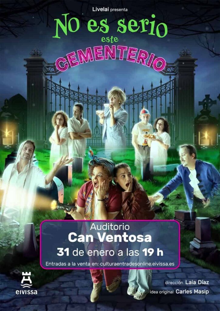 Humor negre i música a Can Ventosa amb No és seriós aquest cementeri